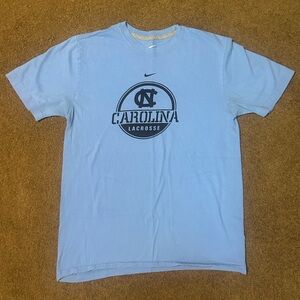 Nike Men's Light Blue UNC lacrosse T-shirt